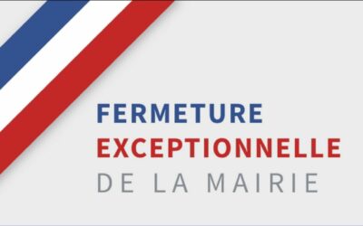 avis de fermeture exceptionnelle du secrétariat de la mairie vendredi 30 mai 2025