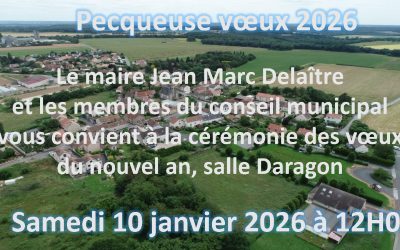 Texte des vœux du conseil municipal du samedi 10 janvier 2026