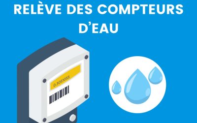 RELEVE DES COMPTEURS D&rsquo;EAU SUR VOTRE COMMUNE DU LUNDI 20 AU VENDREDI 24 AVRIL 2026 ENTRE 08H00 ET 16H00