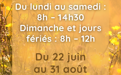 mise en place des horaires d&rsquo;été dès lundi 22 juin